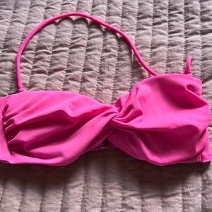 victoria secret size small twist bandeau top with string